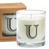 Bougie Alphabet U par The Country Candle