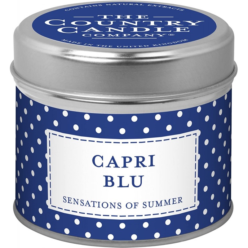 Boite Métallique Capri blu The Country Candle