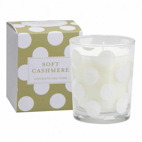 polkadot XXL glass soft cashmere the country candle