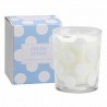 polkadot XXL glass fresh linen the country candle