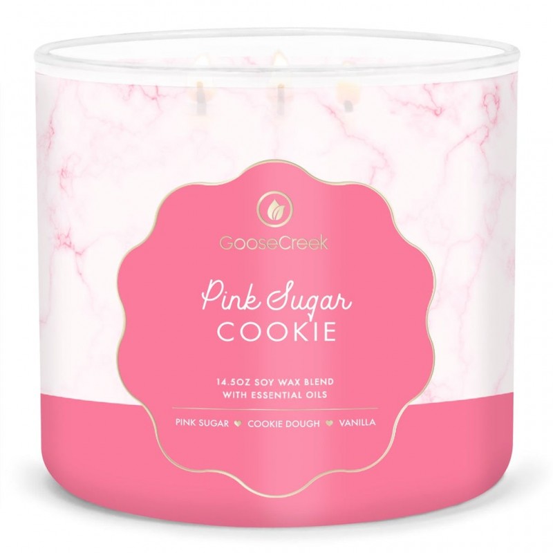 Moyenne Jarre Pink Sugar Cookie / Biscuits Au Sucre Rose - Goose Creek