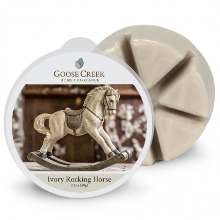 Cire Ivory Rocking Horse / Cheval A Bascule D’Ivoire - Goose Creek