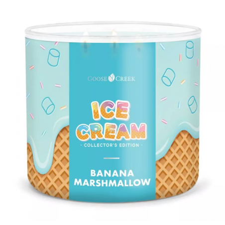 Moyenne Jarre Banana Marshmallow / Marshmallow à la banane Ice Cream