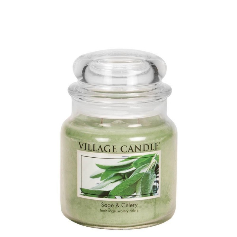 Moyenne Jarre Sage & Celery par Village Candle