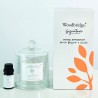 Diffuseur d'huile 10ml Fleur de pêcher & Vanille/Peach Blossom & Vanilla 350g Cristal Collection Signature