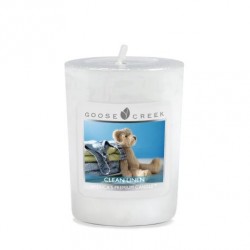 Votive Clean Linen/Linge Frais Goose Creek