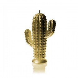Bougie Cactus  - Or