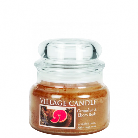 Petite Jarre Grapefruit Ebony Bark par Village Candle