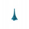 Bougie tour-Eiffel - bleue métallique
