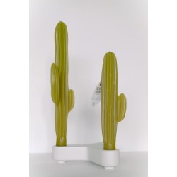 Duo bougies cactus olive - BLF
