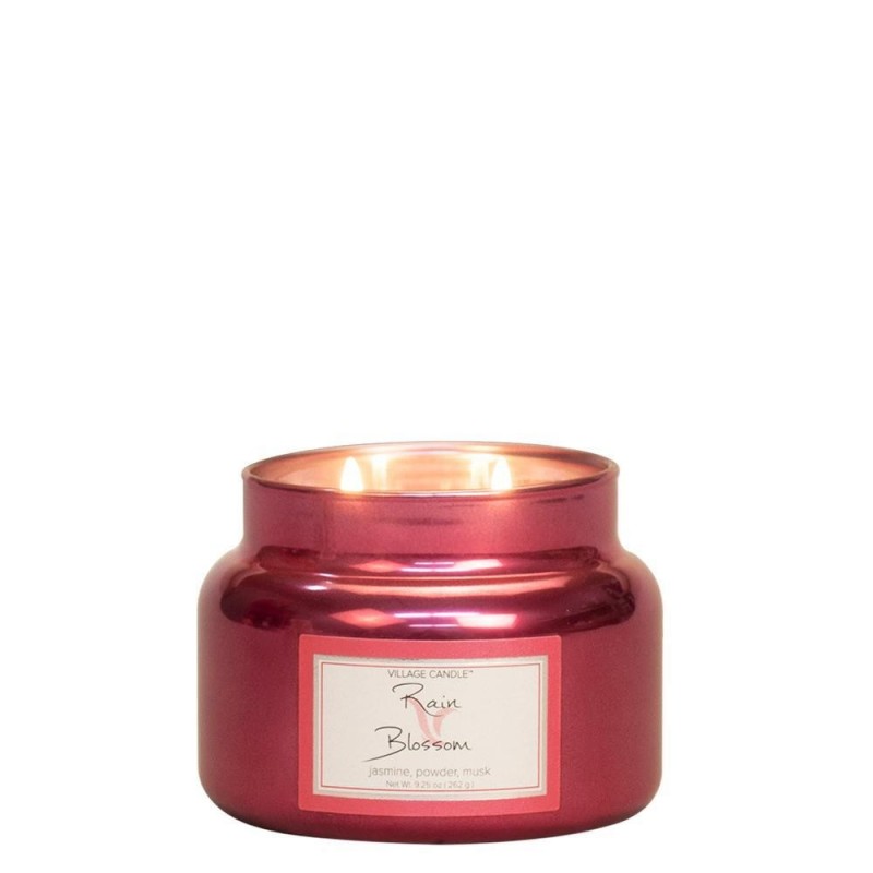 Petite Jarre Métallique Rain Blossom / Pluie de fleurs - Village Candle