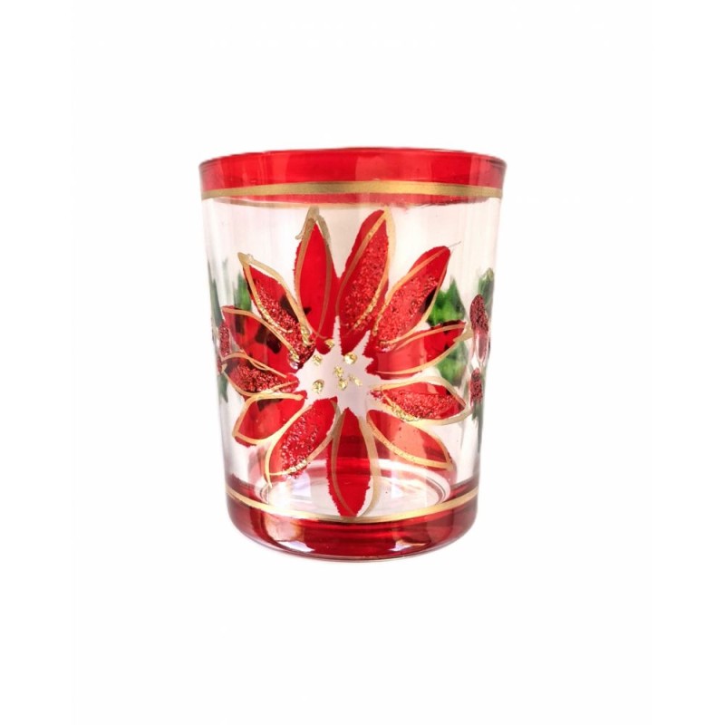 Photophore Fleur de Noël