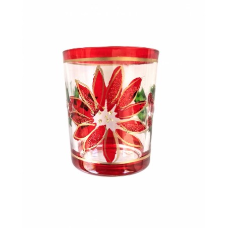 Photophore Fleur de Noël