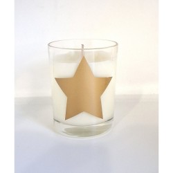 Polkadot XXL glass Stone Washed The Country Candle