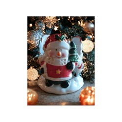 Photophore Bonhomme de Neige