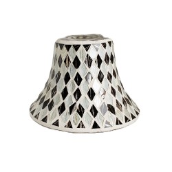 Abat-jour Mosaïque Noir et Blanc