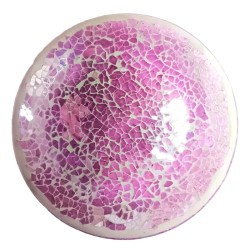 Assiette Mosaïque Ice pink