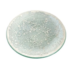 Assiette Mosaïque lustre transparente