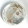 Assiette Lustre Mosaïque Argent et Or