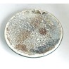 Assiette Lustre Mosaïque Argent et Or