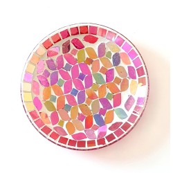 Assiette Mosaïque Cerise