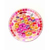 Assiette Mosaïque Cerise