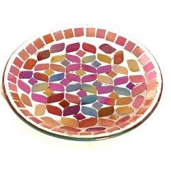 Assiette Mosaïque Cerise
