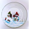 Assiette Bonhommes de Neige